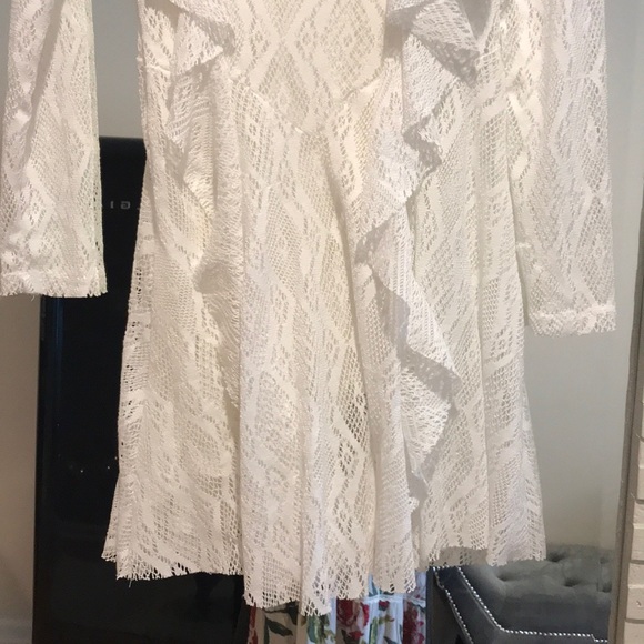 Free People Rock Candy Ivory Lace Fit & Flare Mini - Picture 7 of 8